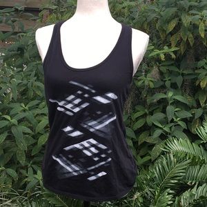 Everlast Black tank top white stripes decal